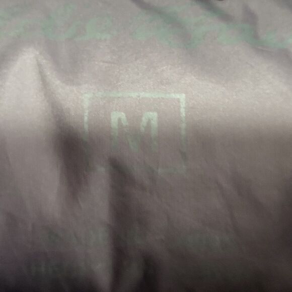 Eddie Bauer Puffer Vest Mens M Full Zip Black 80% Down Lightweight Outdoors Logo - Picture 10 of 12